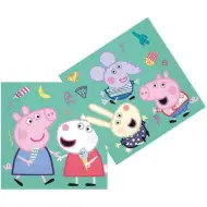 Peppa Pig: set di 20 tovaglioli 33x33cm