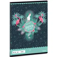 Pink Flamingo quaderno liscio da 32 pagine 20-32 A/5