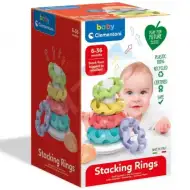 Piramide ad anelli in plastica riciclata al 100% - Clementoni baby