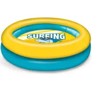 Piscina gonfiabile a 2 anelli con motivo a squalo 100 cm - Mondo Toys
