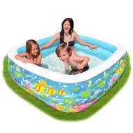 Piscina per bambini rettangolare a tema marino - Intex
