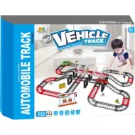 Pista per auto fai-da-te assemblabile a batterie da 4,3 m con accessori