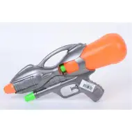 Pistola ad acqua con serbatoio color argento