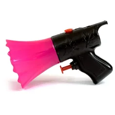 Pistola ad acqua e fischietto 2 in 1, colore nero-rosa immagine 2