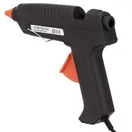Pistola per colla con 2 bastoncini di colla