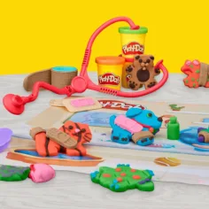 Play-Doh: Crea e cura set veterinario in pasta modellabile - Hasbro immagine 3