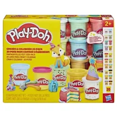 Play-Doh: Create & Celebrate set da 20 pezzi di pasta da modellare - Hasbro