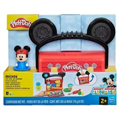 Play-Doh: Disney Jr. On-The-Go Mickey - set portatile di pasta modellabile - Hasbro
