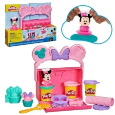 Play-Doh: Disney Jr. On-The-Go Minnie set portatile di pasta da modellare - Hasbro immagine 2