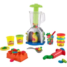 Play-Doh: Frullatore Swirlin Smoothies con 5 vasetti di pasta modellabile 198g immagine 2