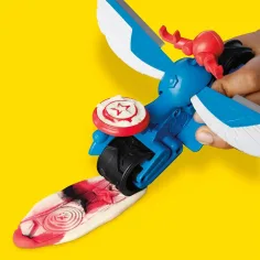Play-Doh: Marvel Capitan America Moto Slicer set da gioco - Hasbro immagine 4