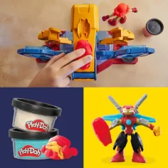 Play-Doh Marvel: Laboratorio di Armature di Iron Man degli Avengers con luci e suoni - Hasbro immagine 3