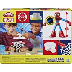Play-Doh: Marvel Spider-Man Launch & Slice set da combattimento - Hasbro immagine 2