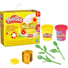 Play-Doh: Piccoli fiori - Set di pasta modellabile girasole e margherita - Hasbro immagine 2