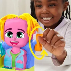 Play-Doh: Salone da parrucchiere con 6 vasetti di pasta modellabile - Hasbro immagine 3