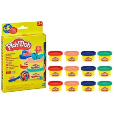 Play-Doh: Set da gioco Dolcetti e Favori con 12 vasetti di pasta modellabile - Hasbro immagine 2
