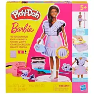 Play-Doh: Set di pasta modellabile Barbie Fashionista con abito a balze e bambola - Hasbro