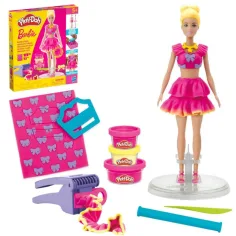 Play-Doh: Set di pasta modellabile Barbie riccioli e fiocchi - Hasbro immagine 2