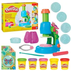 Play-Doh: Wonder Glow set di pasta modellabile con elementi luminosi e microscopio – Hasbro immagine 3