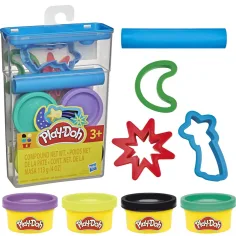 Play-Doh: kit di pasta modellabile in contenitore – con formine spaziali - Hasbro