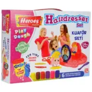 Play-Dough: Set da parrucchiere eroi con 14 pezzi
