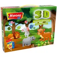 Play-Dough: Set di pasta modellabile Eroi della giungla 21 pezzi