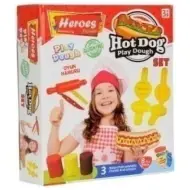 Play-Dough: Set di pasta modellabile Heroes Hot Dog 8 pezzi