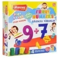 Play-Dough: Set di pasta modellabile Heroes Numeri Divertenti 22 pezzi