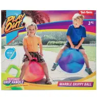 Play Out: Palla rimbalzante con motivo marmorizzato in diverse varianti 45 cm 1 pezzo