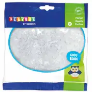 PlayBox: 6000 perline MIDI trasparenti incolore da 5 mm termoadesive