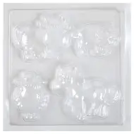 PlayBox: Animali della fattoria stampo in gesso 17x17cm