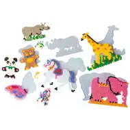 PlayBox: Base per perline MIDI da stirare da 5 mm - Animali, confezione da 12 pezzi