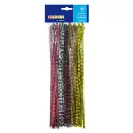PlayBox: Chenille a righe 50 pezzi 6mm