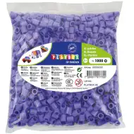 PlayBox: Confezione da 1000 perle stirabili MIDI XL da 9 mm, colore lilla