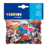 PlayBox: Confezione da 50g di paillettes di diverse dimensioni, colori e forme.