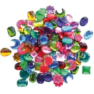 PlayBox: Confezione di cristalli decorativi in plastica 15-20 mm 250 pezzi