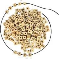 PlayBox: Cubetti di legno naturale infilabili 7x7mm confezione da 300 pezzi