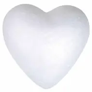 PlayBox: Cuore decorativo in polistirolo 10cm 1 pezzo