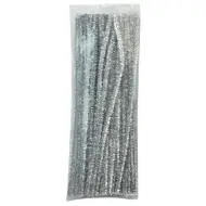 PlayBox: Fili di ciniglia color argento 100 pezzi 6mm