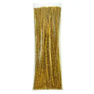 PlayBox: Fili di ciniglia dorati 100 pezzi 6mm
