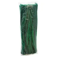PlayBox: Fili di ciniglia verde 100 pezzi 6mm