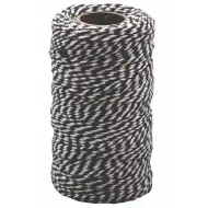 PlayBox: Filo di cotone bianco e nero 100m