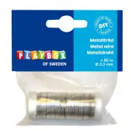 PlayBox: Filo di metallo argentato 0,3mm 80m