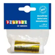 PlayBox: Filo di metallo dorato 0,3mm 80m