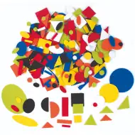 PlayBox: Forme geometriche in feltro autoadesive set da 500 pezzi