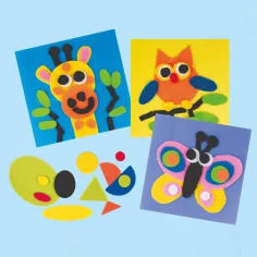 PlayBox: Forme geometriche in feltro autoadesive set da 500 pezzi immagine 2