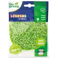 PlayBox: Go Green perline MIDI da 5mm stirabili, 1000 pezzi, colore verde chiaro