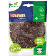 PlayBox: Go Green perline MIDI da 5mm stirabili, confezione da 1000 pezzi, colore marrone