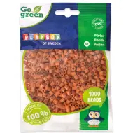 PlayBox: Go Green perline MIDI da 5mm stirabili, confezione da 1000 pezzi, colore marrone chiaro.