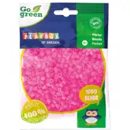 PlayBox: Go Green perline MIDI da 5mm stirabili, confezione da 1000 pezzi, colore rosa.
